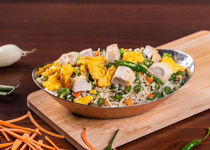Hakka Chicken Fried Rice