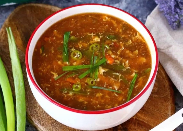 Hot & Sour Veg Soup (V)