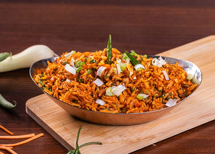 Schezwan Veg Fried Rice (V)