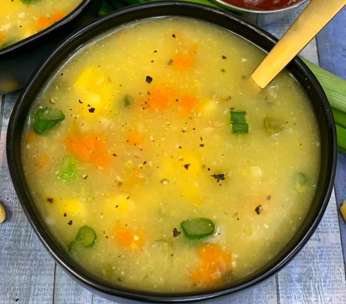Sweet Corn Soup (V)